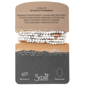 Stone Wrap Howlite - Stone of Harmony