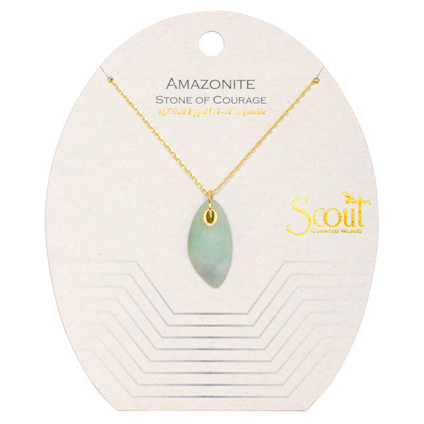 Stone amulet necklaces deals