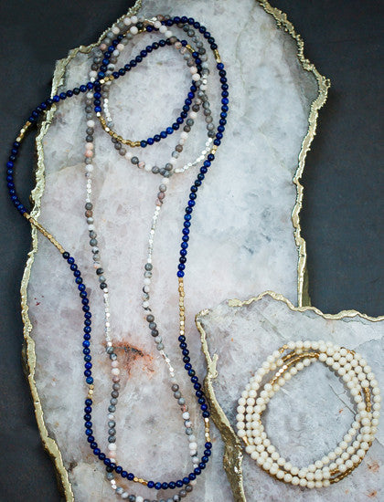 Stone Wrap Bracelet/Necklace
