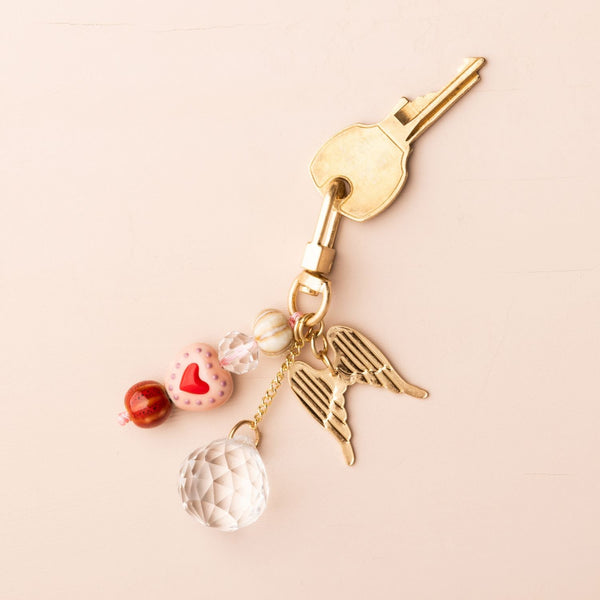 Bookmark & Keychain Set - Angel Wings/Protection