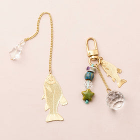 Bookmark & Keychain Set - Fish/Harmony