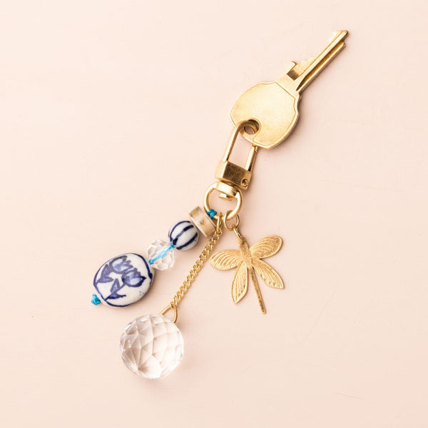 Bookmark & Keychain Set - Dragonfly/Inspiration