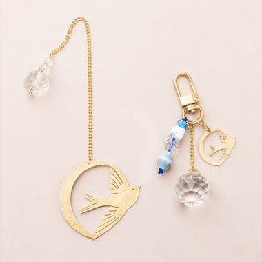 Bookmark & Keychain Set - Swallow/Loyalty