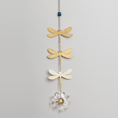 Suncatcher - Dragonfly/Blue Apatite