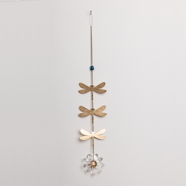 Suncatcher - Dragonfly/Blue Apatite