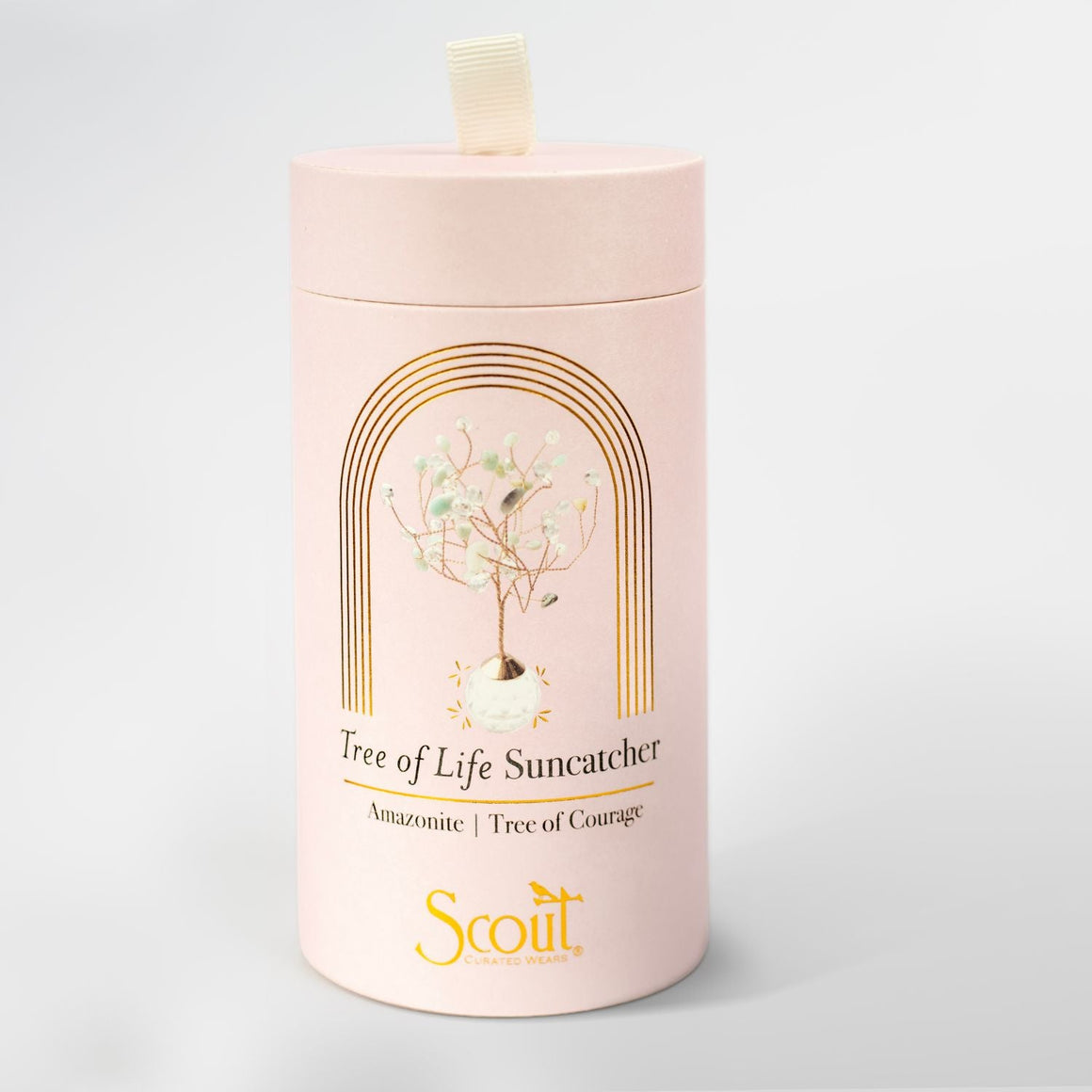 Suncatcher Tree of Life - Amazonite/Courage/Gold