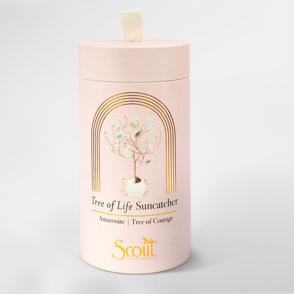 Suncatcher Tree of Life - Amazonite/Courage/Gold