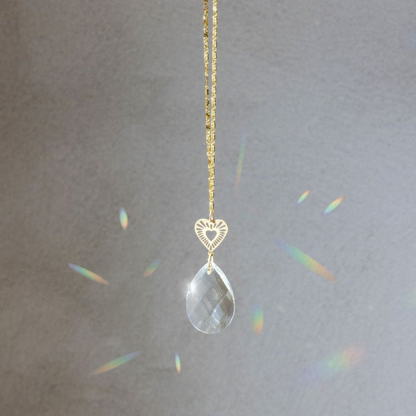 Pocket Suncatcher - Radiating Heart