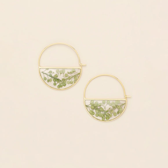 Pressed Flower Hoops