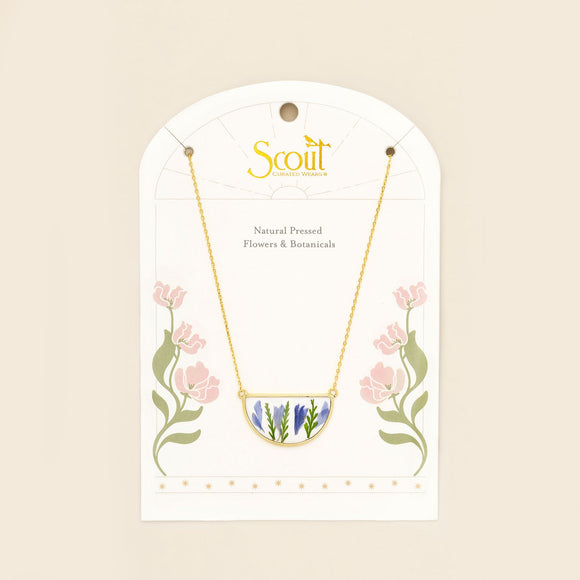 Pressed Flower Necklace
