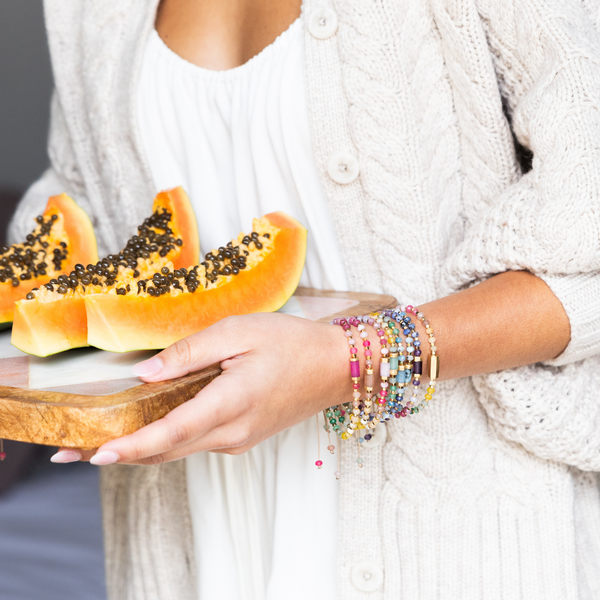 Chakra Glow Bracelet - Aura/Well-Being/Gold