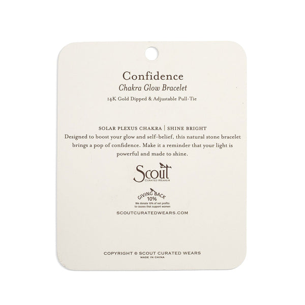 Chakra Glow Bracelet - Confidence/Solar Plexus/Gold