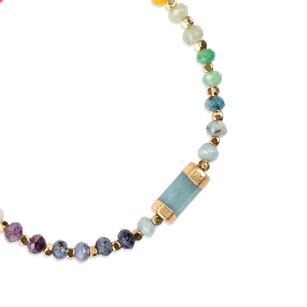 Chakra Glow Bracelet - Communication/Throat/Gold