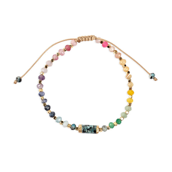 Chakra Glow Bracelet - Clarity/Third Eye/Gold
