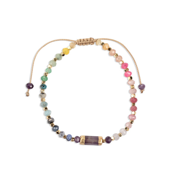 Chakra Glow Bracelet - Tranquility/Crown/Gold
