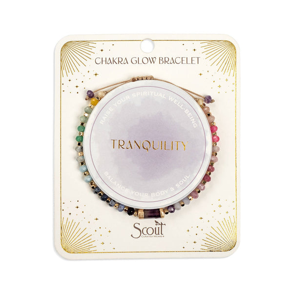 Chakra Glow Bracelet - Tranquility/Crown/Gold