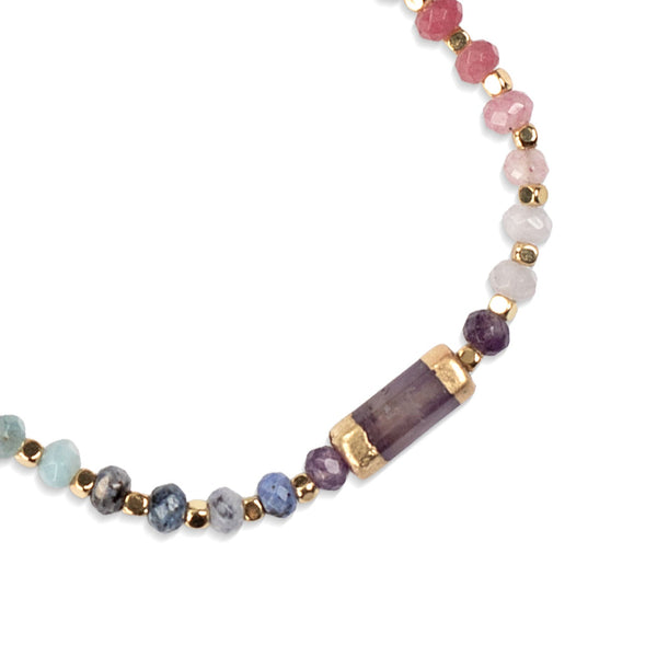 Chakra Glow Bracelet - Tranquility/Crown/Gold