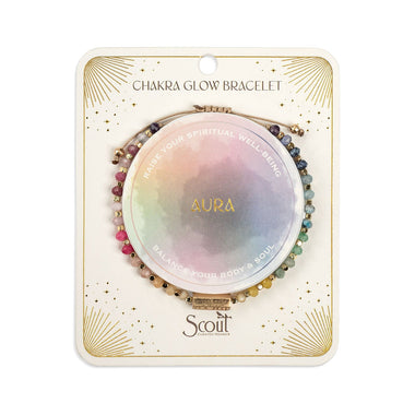 Chakra Glow Bracelet - Aura/Well-Being/Gold