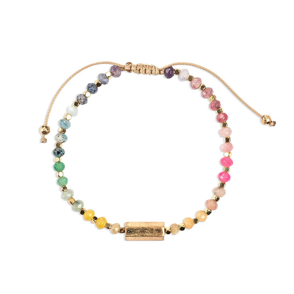Chakra Glow Bracelet - Aura/Well-Being/Gold