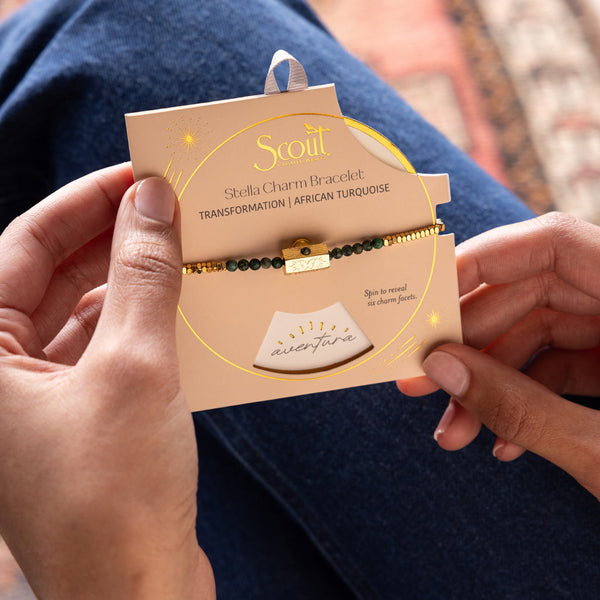 Stella Bracelet - Love/Rose Quartz/Gold