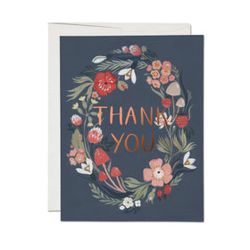 Forest Blue Greeting Card