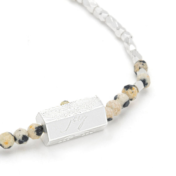Stella Bracelet - Joy/Dalmatian Jasper/Silver