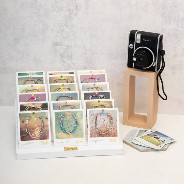 Mixed Media Bracelet - Joy/Dalmatian Jasper/Gold