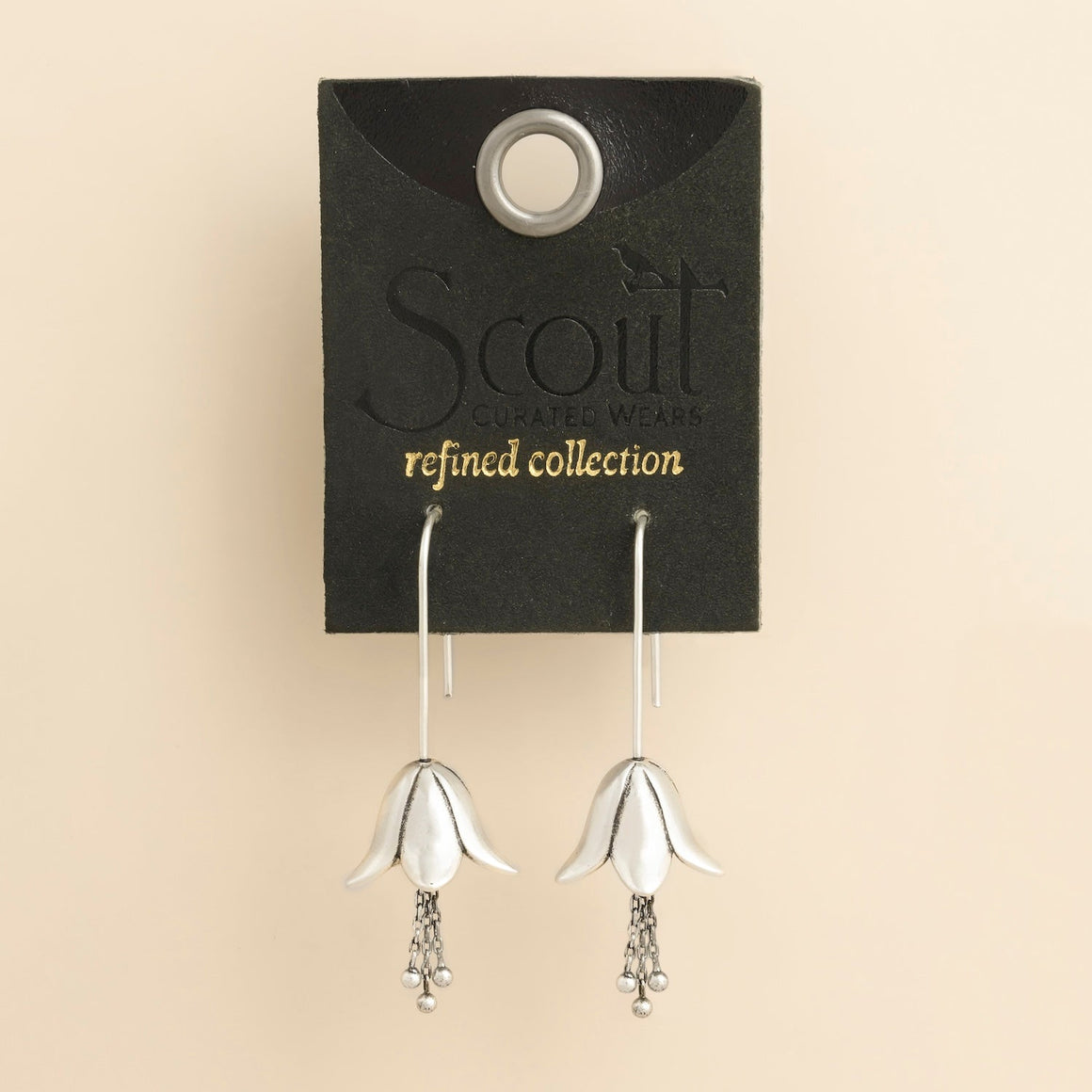 Refined Icon Earring - Lily Drop Earring/Silver