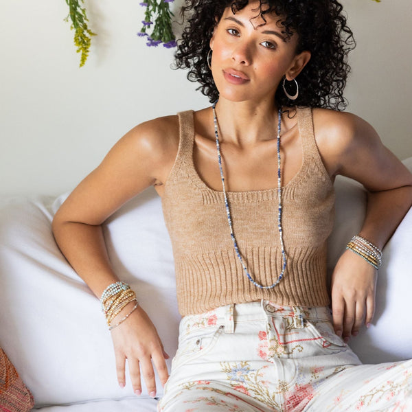 Stone Wrap Agalmatolite/Silver/Gold - Stone of Creativity