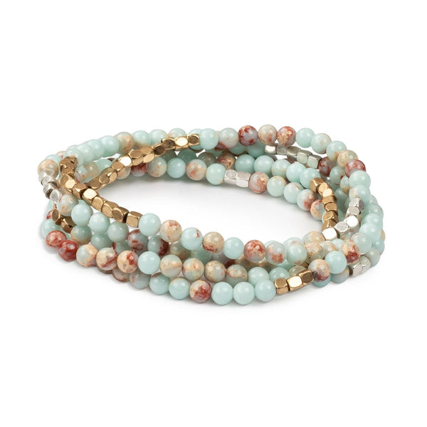 Stone Wrap Agalmatolite/Silver/Gold - Stone of Creativity