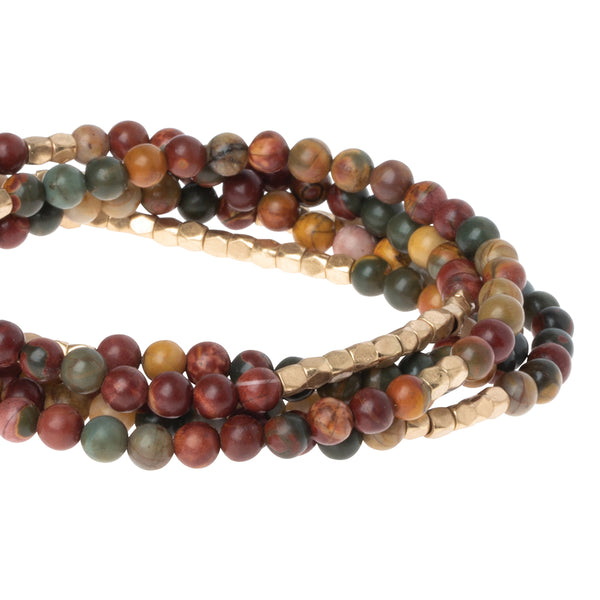 Stone Wrap Majestic Jasper - Stone of Serenity