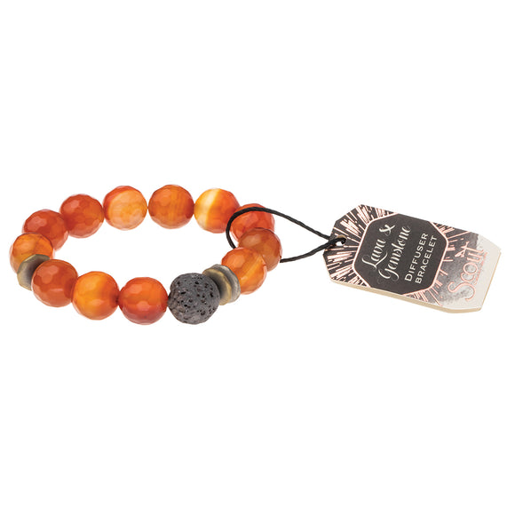 Lava & Gemstone Diffuser Bracelet