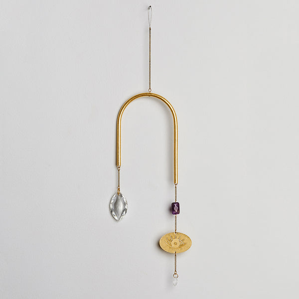 Suncatcher - Evil Eye/Amethyst