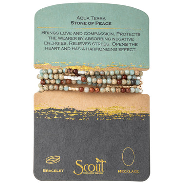 Stone Wrap Aqua Terra - Stone of Peace