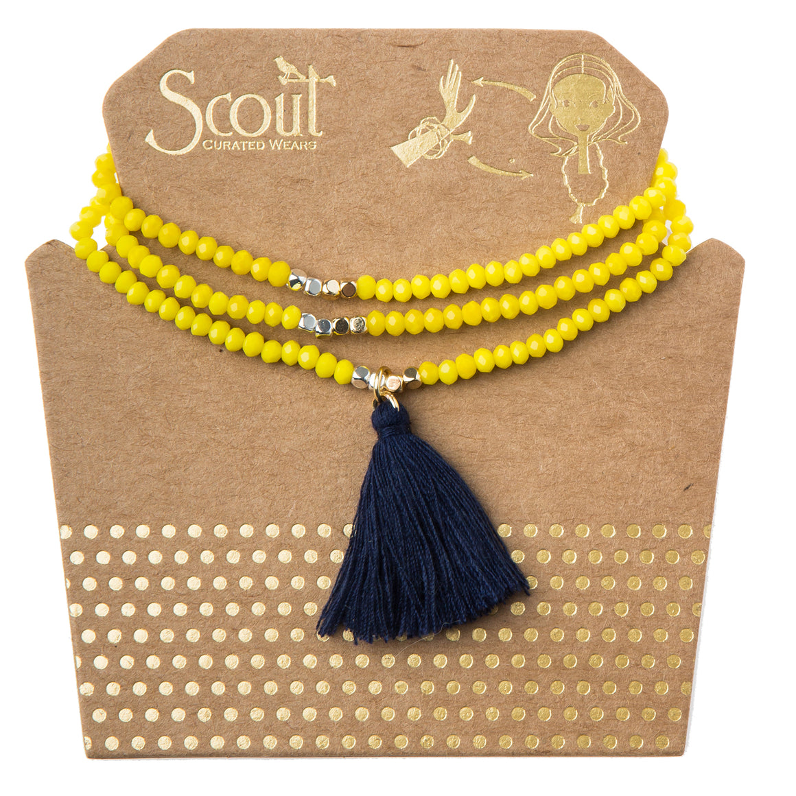 Tassel Wrap : pineapple multi
