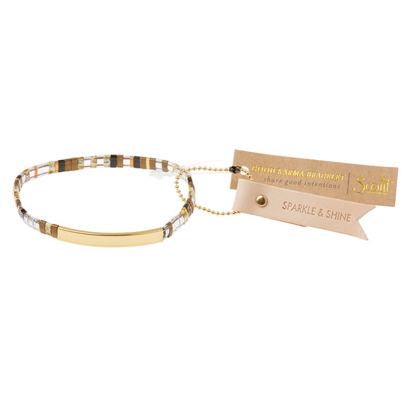 Good Karma Miyuki Charm Bracelet