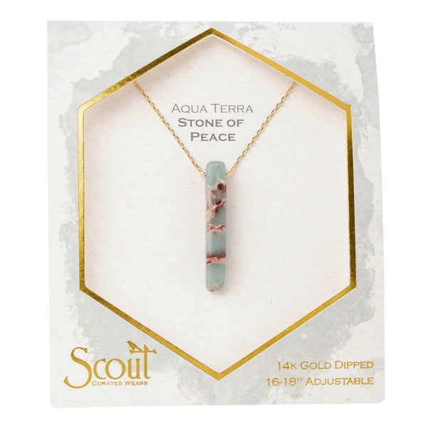[92.5 Silver] Stone Point Necklace