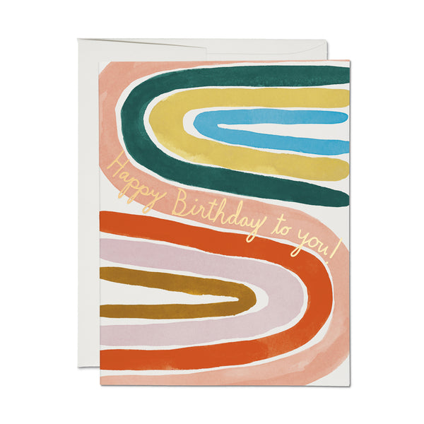 Perfect Rainbow Greeting Card