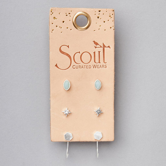 Stud Trio Earring Collection
