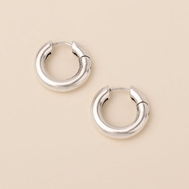 Refined Earring Collection - Stellar Hoop/Silver