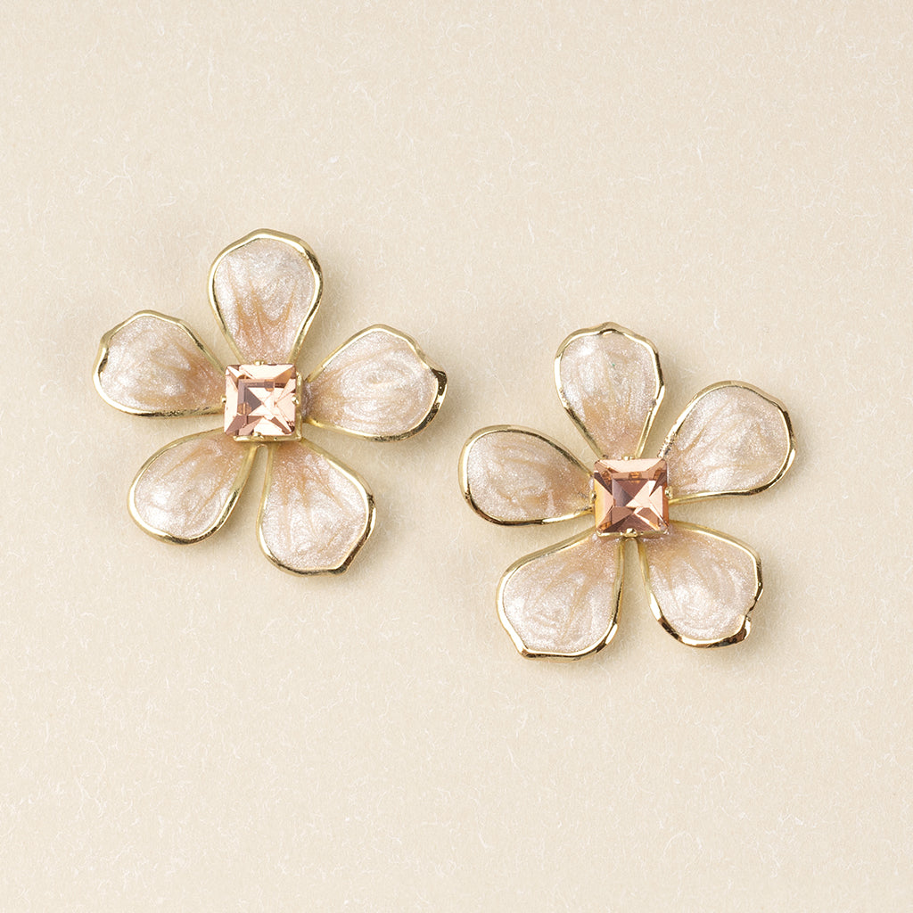 wire flower earrings – Sweet As Sugarcane