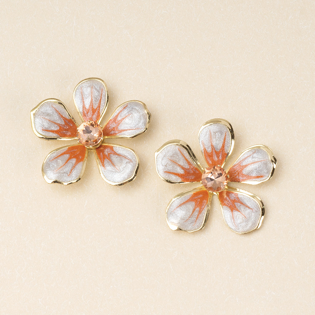 wire flower earrings – Sweet As Sugarcane