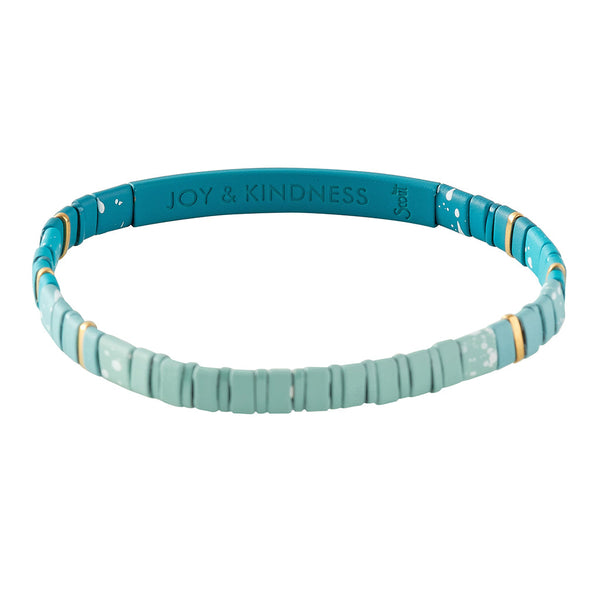 Good Karma Ombre Bracelet - Joy & Kindness Turquoise/Gold