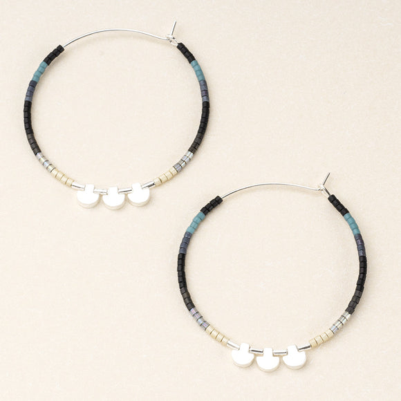 Chromacolor Miyuki Large Hoops