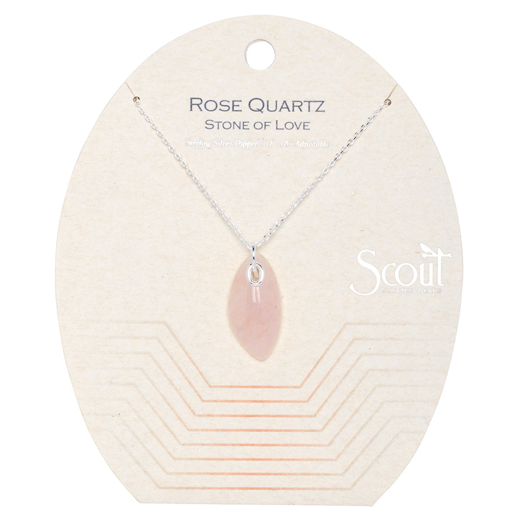 Rose Quartz Necklace Silver rose-quartz-necklace-silver