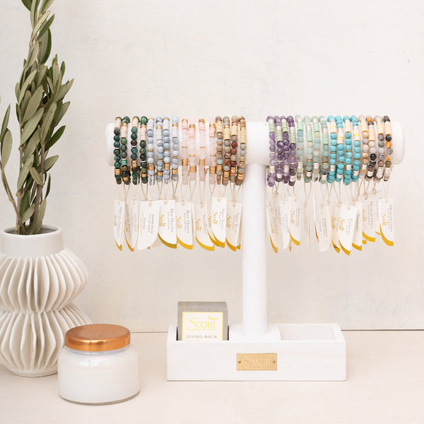 Intermix Stone Stacking Bracelet - Amazonite