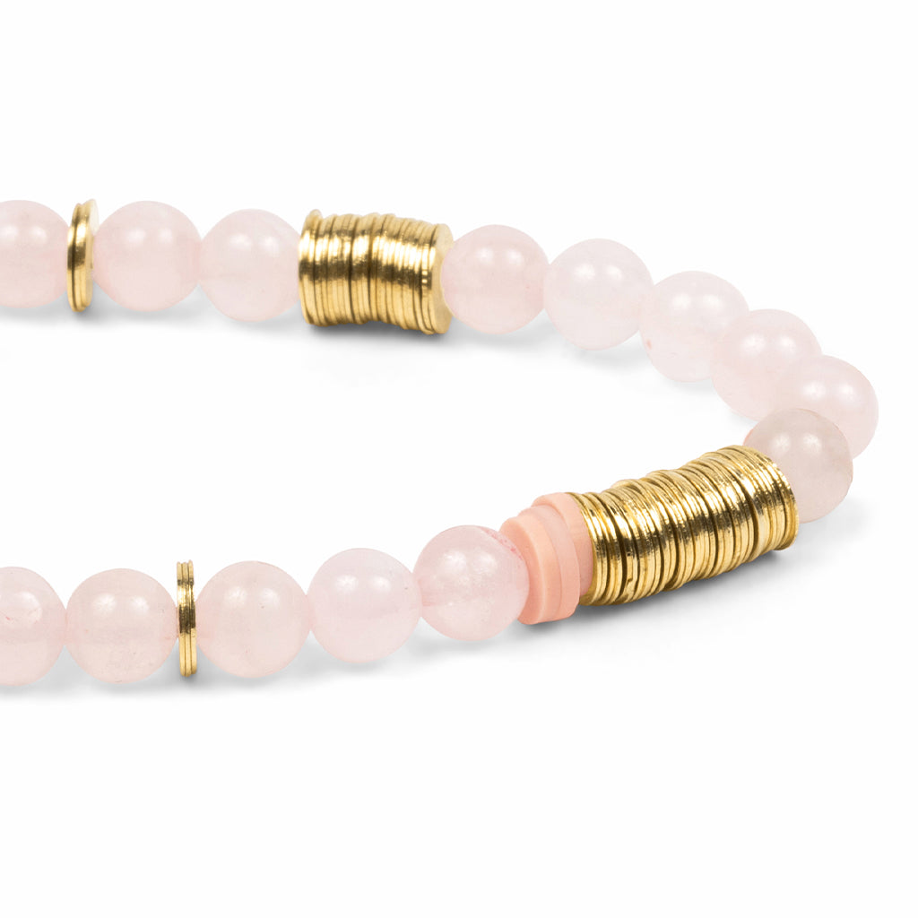 Intermix Stone Stacking Bracelet Rose Quartz Scout Curated Wears