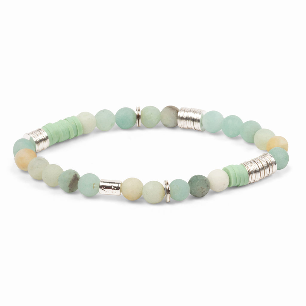 Intermix Stone Stacking Bracelet - Amazonite