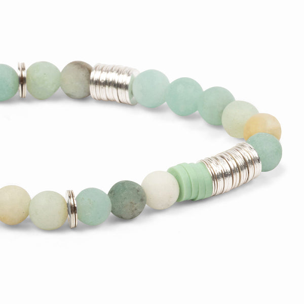 Intermix Stone Stacking Bracelet - Amazonite