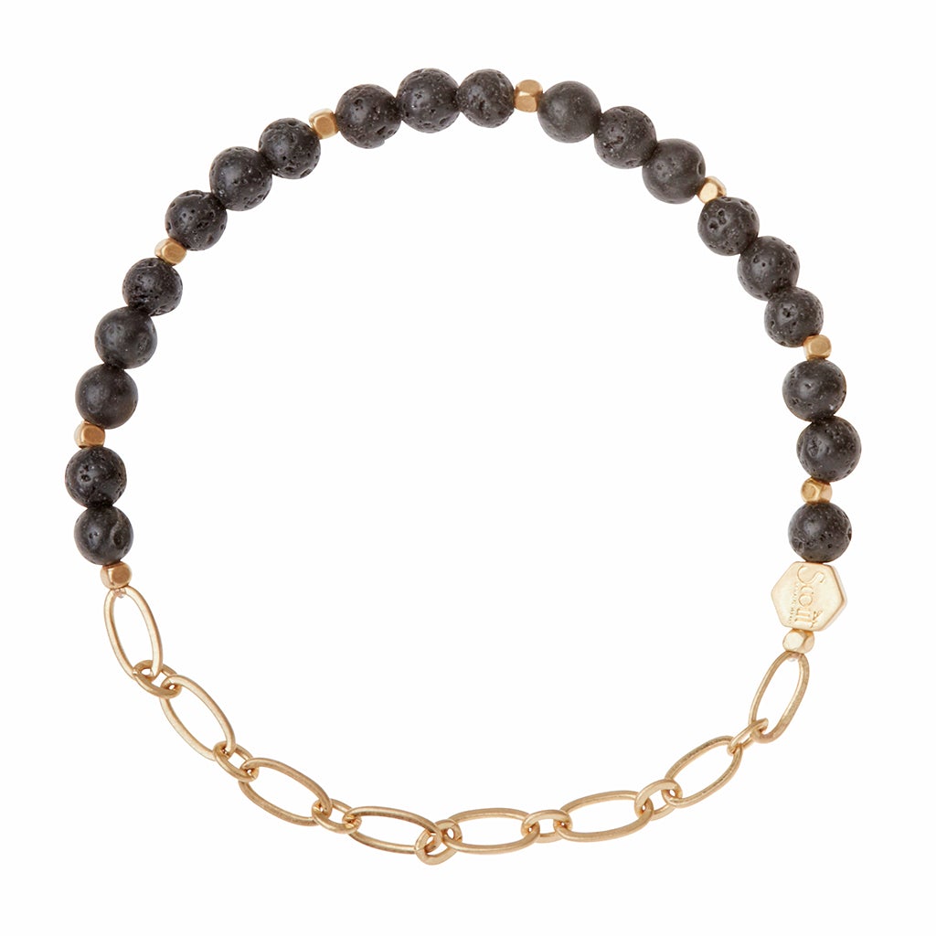 The Sky Gold Paperclip Chain Bracelet – Modern Gents